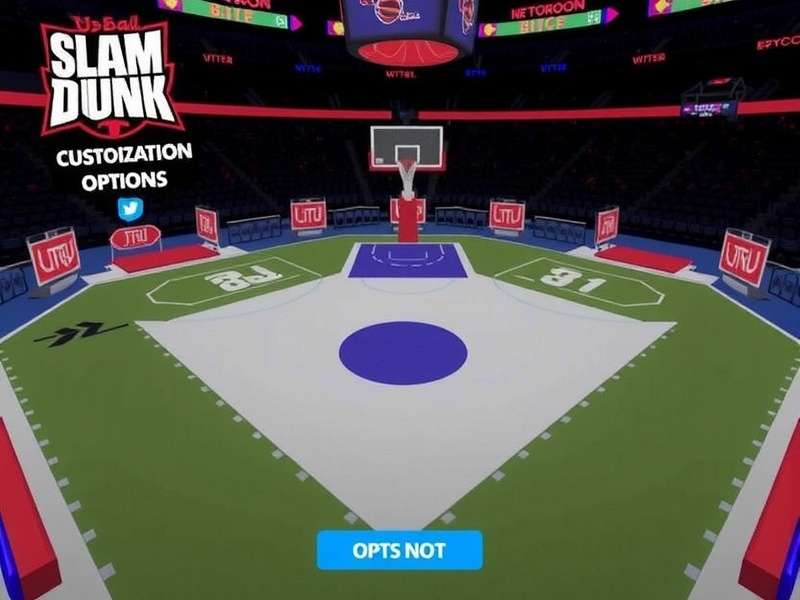 Customization Options in VR Slam Dunk Arena